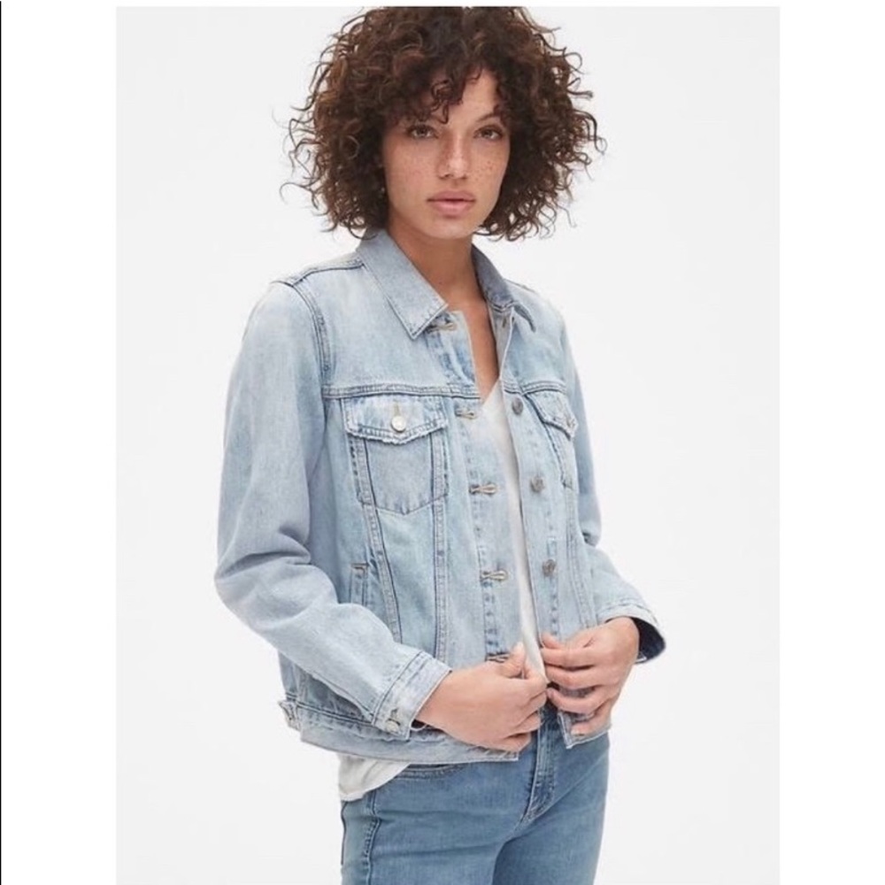 GAP 1969 Denim Jacket INTERNAL POCKETS sz L